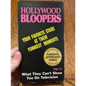 Hollywood Bloopers, Your Favorite Stars at their funniest moments, VHS
